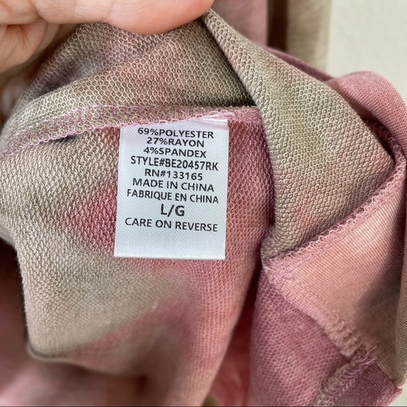 White Willow Tie-Dye Sweater Sz Large - Picture 7 of 12